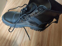 京策李云宁马丁靴男高帮潮鞋英伦风复古雪地皮靴棉鞋作战加绒保暖鞋男 黑色 41 实拍图