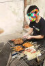 尚烤佳 烧烤炉 不锈钢烧烤架 户外便携木炭烤炉 家用烧烤架 烤肉架 煎烤炉 烧烤箱大号含收纳包 实拍图