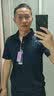 京东京造300防晒速干夏季运动t恤男polo衫无痕休闲跑步短袖 藏蓝色1.0版 S 实拍图
