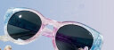 迪士尼（Disney）儿童太阳镜女儿童墨镜小孩防紫外线儿童眼镜6-12岁  透明蓝 晒单实拍图