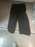 【肥仔240斤超大码5XL】裤子男夏季潮流百搭宽松日系潮流休闲阔腿大码胖子九分裤潮胖男装 黑色 L 110~130斤可穿 实拍图