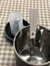 诗嘉丽茶杯茶水分离水杯不锈钢泡茶杯男分离杯杯子茶道杯男士办公室喝茶 茶仓可拆-黑500ml+盖子收纳勺 500ml 实拍图