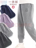 多妙屋女童裤子儿童运动裤冬装加绒加厚大童女孩休闲裤10898香芋紫150 实拍图
