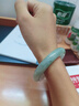 慕公子“盈水余华”冰种缅甸冰飘花翡翠纯色白月光玉手镯子冰种真玉处理 “青松落色”翡翠手镯 58mm-59mm（现货现发） 实拍图