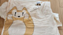 猫人（MiiOW）【防螨抗菌纯棉】女士睡裙睡衣女可爱猫人印花家居服米色XL 晒单实拍图