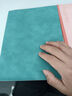 嘉然恒 商务笔记本子b5大号简约工作记事本办公文具加厚学生考研日记本会议记录本广告位定制-B5海藻绿 实拍图