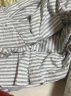 乔月月子服纯棉孕妇睡衣产后外出喂奶衣哺乳套装睡衣家居服 灰色条纹 L码（120-135斤左右） 晒单实拍图