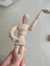 蒙玛特 素描木偶 木头人木手模型 素描绘画工具关节人 磁铁木人（高约20cm） 实拍图