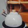 苏泊尔SUPOR 悦目系列鸣笛不锈钢开水壶复合底燃气 2.5L白色 ES25TS01-W 实拍图