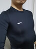 李宁紧身衣男运动速干长袖健身衣服压缩跑步篮羽毛球高弹训练打底上衣 纯黑色紧身衣【高弹/速干/透气】 M 实拍图