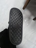 惠夫人浴室拖鞋女夏季居家防滑可爱情侣夏天家居塑料按摩凉拖鞋 小猫/ 黑色 38-39码(适合37/38码) 实拍图