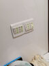 喜昶 金色开关标识贴 开关贴纸创意家居个性自粘开关标示贴提示贴开关标签贴纸【透明底/金色字】 三房二厅全套.金色字（大按钮用） 实拍图