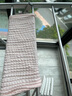 全棉时代A类纱布纯棉速吸易干四层水洗纱布毛巾 34cm×76cm 春兰美人·粉 实拍图