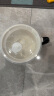 亿嘉泡面碗陶瓷带盖学生饭盒泡面杯保鲜碗汤碗 北欧泡面杯白色 实拍图