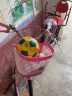 ICOLOUR 亲子自行车女单车轻便代步通勤带娃接送孩子双人座 24寸女神版(俏丽粉) 实拍图