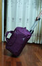 嘉禾生活 时尚旅行包拉杆包女可折叠休闲手提行李包袋登机包男 紫色_4 可登机 大号 实拍图