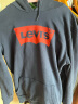 Levi's【情侣同款】李维斯2024春夏连帽卫衣oversize落肩LOGO印花 藏蓝色0007 M 实拍图