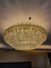 美莎拉帝客厅水晶吊灯豪华别墅大厅大灯主灯现代风卧室吊灯高级感餐厅吊灯 B款21头 香槟色 直径80CM+包安装 实拍图