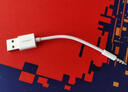 绿联（UGREEN）ipod充电线苹果mp3充电线通用Apple ipod Shuffle7/6/5/4/3代USB充电器数据线耳机电源线10cm 实拍图