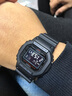 卡西欧（CASIO）小方块男表G-SHOCK日韩表六局电波太阳能蓝牙运动表送男友礼物 DW-5600UHR-1黑红撞色经典方块 实拍图