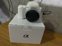 索尼（SONY）ZV-E10L白色zve10 ZV-10 Vlog微单数码相机 套机+天硕128G卡+铁匠UV 官方标配 晒单实拍图