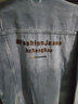 真维斯（JEANSWEST）夹克男2025秋季亲肤透气刺绣时尚百搭男士牛仔夹克外套蓝色M 实拍图