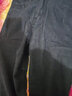 蒂卡登牛仔裤男宽松百搭裤子男春秋季韩版潮流阔腿休闲加绒直筒长裤 黑灰色 M（建议95斤-110斤） 实拍图