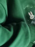 真维斯儿童卫衣女童2025秋季新款薄款舒适套头衫中大童洋气可爱百搭秋装 【纯棉卫衣】草绿（柠檬兔） 160 实拍图
