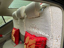 领誉汽车座套蕾丝坐垫全包半截坐椅套四季适用于凯美瑞日产天籁轩逸别克君越凯越GL8朗逸奥迪A6L宝马 VIP皇冠纹【五座上半截】 专车定制  3-5天发货 实拍图