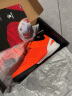 卡尔美（KELME）儿童足球鞋魔术贴免系带碎钉TF透气学生球鞋6873003 荧光橙 33 实拍图