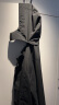 冰洁（BINGJIE）外套女2024新款美式户外工装可拆卸帽多口袋夹克情侣上衣 黑色 2XL(150-170斤) 实拍图