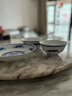 景德镇（jdz）白瓷青花玲珑陶瓷餐具套装釉下彩碗碟套装乔迁送礼碗盘套装 五福 晒单实拍图