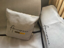 钟爱一生（CHERISHES LIFE）刺绣雪尼尔沙发垫套装四季通用沙发罩套巾防滑盖布定制沙发坐垫子 雪尼尔 字母完美-高级灰 70*70cm 实拍图