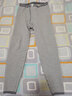 朵彩保暖裤男加厚加绒里绒纯棉男士冬季秋裤单件裤子彩棉 麻灰白竹节纹[单裤-男】 2XL 实拍图