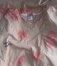 红蜻蜓（RED DRAGONFLY）睡衣女夏季纯色短袖纯棉圆领甜美睡裙可外穿家居服 粉色 M码 实拍图