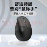 罗技（Logitech）大师系列 MX Vertical 人体工学鼠标 垂直鼠标 无线蓝牙快速充电 带优联接收器 黑色 实拍图