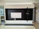 网红不锈钢电视壁龛嵌入式金属75/100/85寸成品客厅背景墙柜极简 85尺带格层电视柜 晒单实拍图