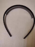东义严选洗脸专用带齿防滑发箍女发饰压头发卡发捆头饰母亲节520礼物 带齿发箍【链条咖+黑】 实拍图