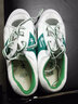 双星八特滑板鞋情侣复古帆布鞋低帮女休闲鞋男潮流小白鞋国货大时装 白绿大时装 36 实拍图