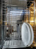 西门子（SIEMENS）100升家用消毒柜碗柜 二星级嵌入式立式碗筷消毒柜 除菌 HS363500W 实拍图