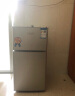 先科（SAST）小冰箱102 小型双门迷你家用电冰箱冷藏冷冻节能宿舍租房办公冰箱 闪亮银 实拍图