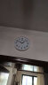 康巴丝（COMPAS）挂钟 创意简约钟表客厅石英钟表挂墙时钟 c2855 白色 实拍图