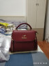 MEIGUIDAISHU袋鼠品牌真皮包包女士单肩包2024新款斜挎包中年小包妈妈包手提包 红色 实拍图