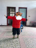 保姆鹅 儿童羽绒服宝宝双面羽绒服加厚小童短款耐污羽绒外套 中国红 110 晒单实拍图