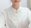 尚都比拉春秋新中式长袖衬衫女气质中国风衬衣高级感上衣 杏色 S  晒单实拍图
