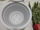 雅亭 鑫腾 环保优质简约塑料花盆 圆形加厚花盆园艺阳台托盘花盘 280型-口径25厘米 含托盘 实拍图