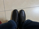 梦特娇（MONTAGUT）男鞋新品商务皮鞋男真皮头层牛皮舒适软底圆头一脚蹬套脚休闲皮鞋 黑色 42 实拍图