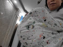 天才一叮婴儿背带简易背巾宝宝前抱式横抱背巾背袋抱带传统一字带背小孩背兜初生新生儿背带 梦幻城堡布款-1010 均码 实拍图