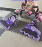 乐秀（ROADSHOW）轮滑鞋儿童溜冰鞋RSJ国际款男女可调休闲极限旱冰鞋滑冰鞋 紫色单鞋 M （32-35） 抗冲击鞋壳 实拍图