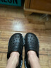 回力洞洞洞鞋男夏季外穿2025新款开车透气男士凉鞋防滑沙滩户外包头拖鞋 黑色 39 (39-40) 实拍图